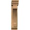 Ekena Millwork Imperial Traditional Rough Sawn Bracket w/ Offset Brace, Western Red Cedar, 6"W x 24"D x 28"H BKT0604X24X28IMP01RWR - alternate 3